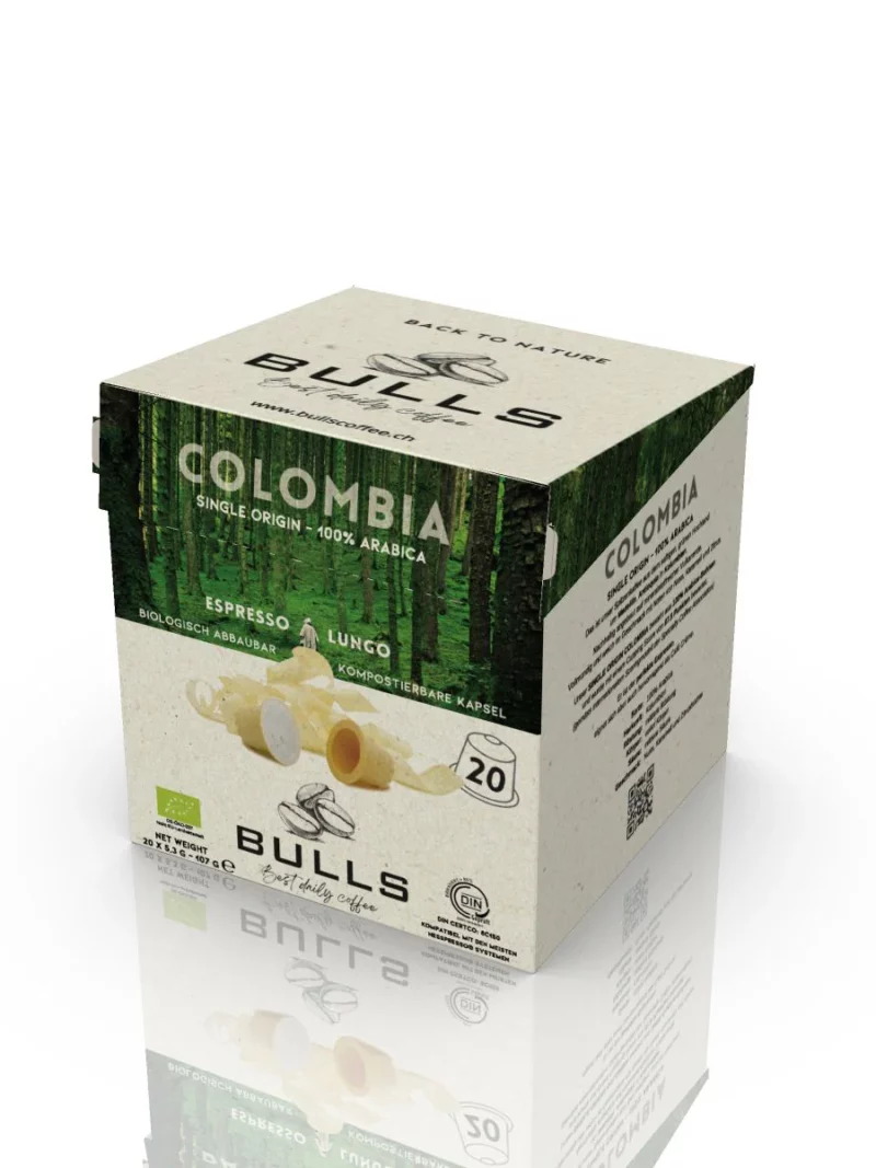 BULLS Single Origin COLOMBIA – Holzkapseln