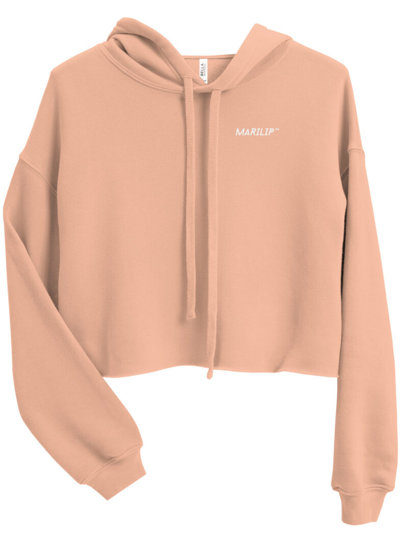 MARILIP Vibes Only Crop Hoodie